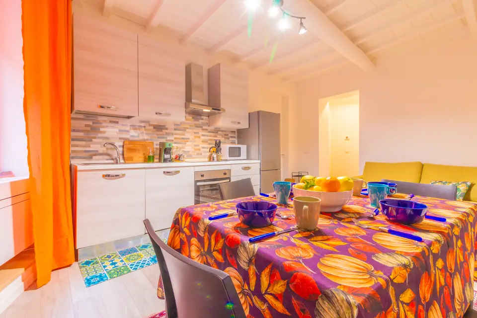 Zona pranzo e cucina